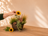 26. September: Workshop "Herbstliches Pflanzenbouquet im Korb"